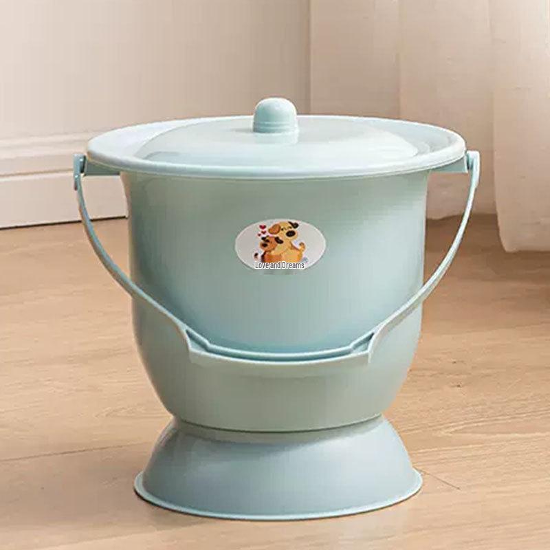 Women's Indoor Urinal with Lid for Night Use - Suitable for Rural, Elderly, and Children