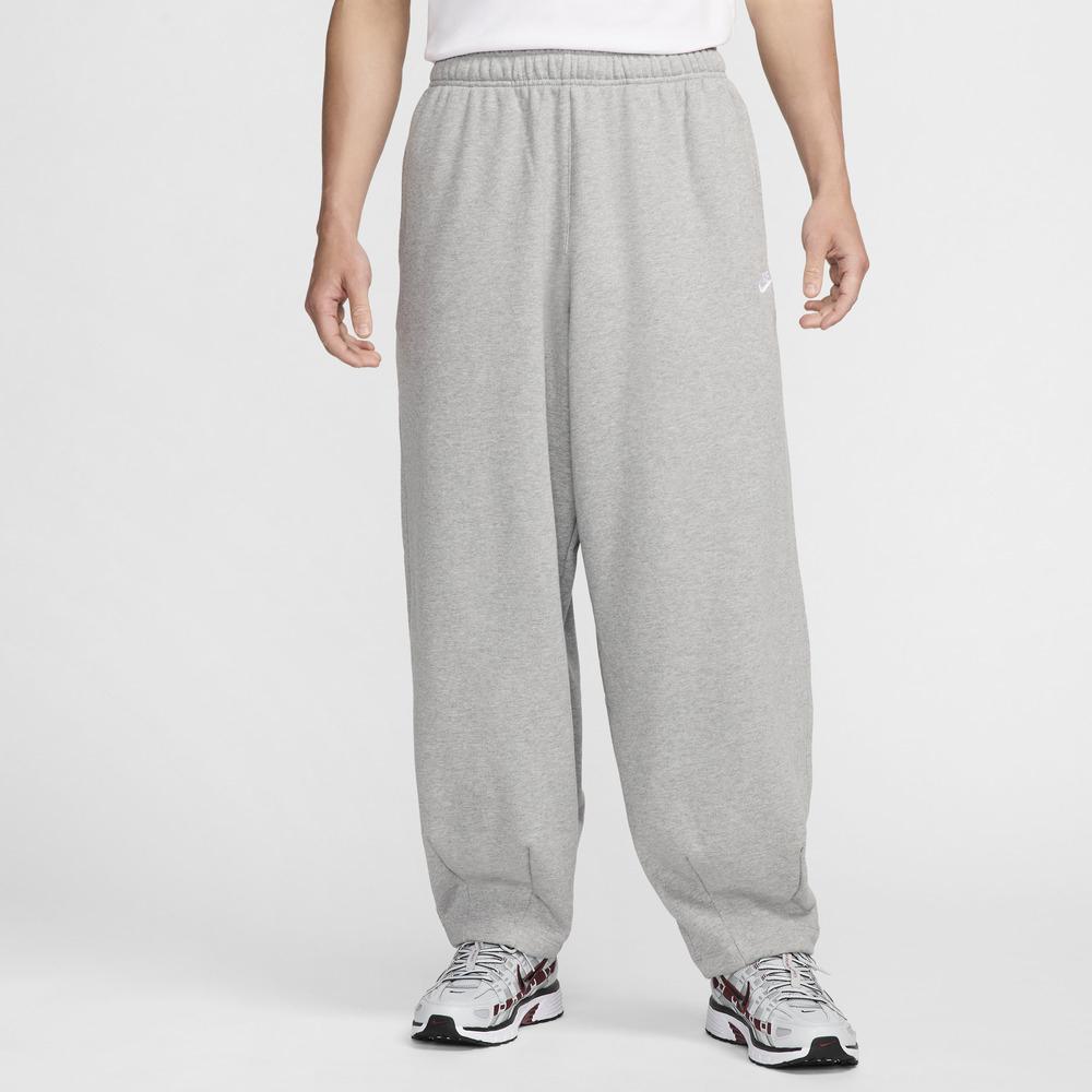 Nike M Nk Club Ft Oversized Pant Solid Color Mid Waist Brand Logo Casual Pants Unisex pants Gray HJ1823-063