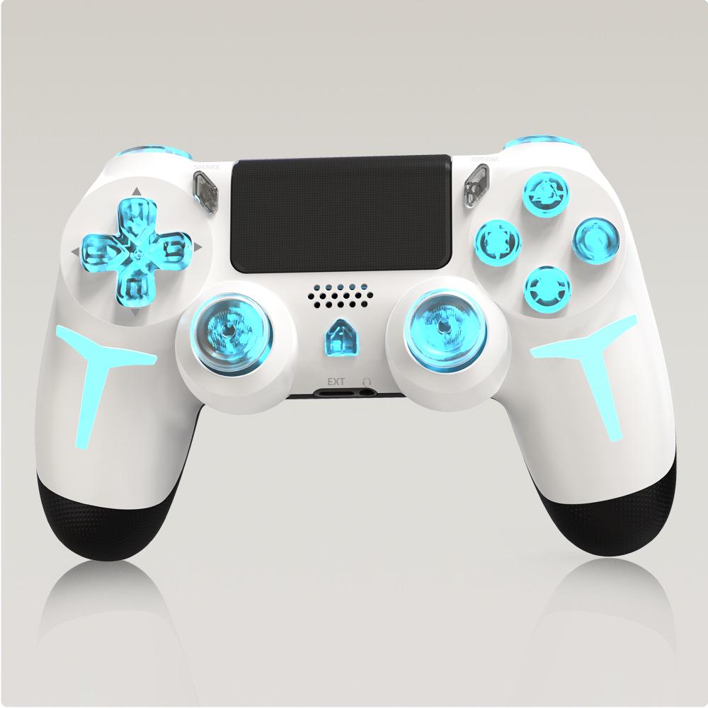 PS4 Wireless RGB Light Bluetooth Controller with Vibration for PS4/PC/Steam - Compatible with "It Takes Two".