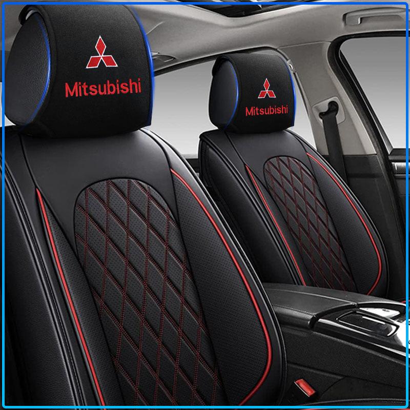 Autositz-Rückenlehnen-Kopfstützen-Kissen Aufbewahrungstasche Staubdichte Abdeckung Für Mitsubishi Lancer Lancer ASX Outlander 2 3 Pajero Mirage exzos Pajero 4