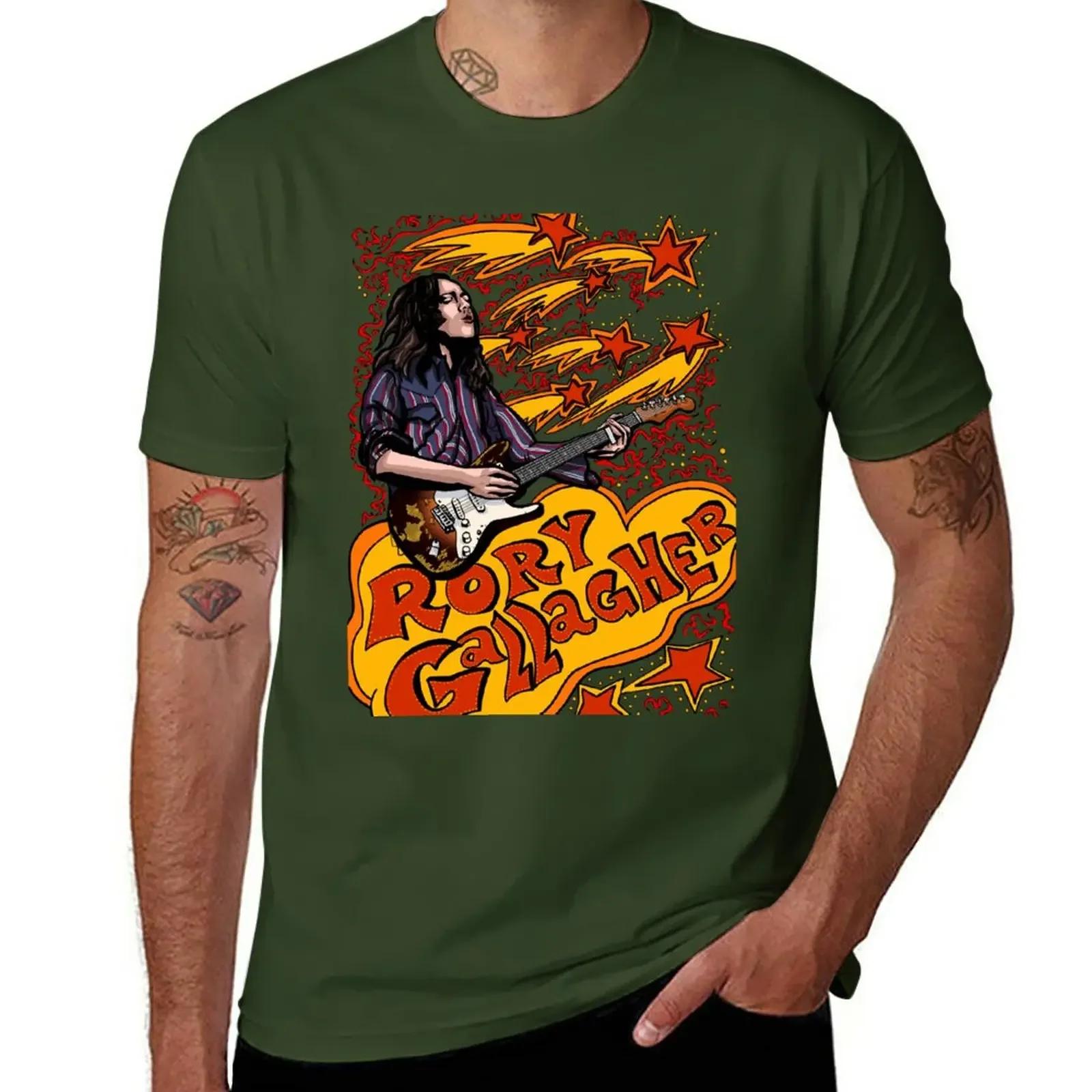 Rory Gallagher - Remember Best Musician Legend Guitarist blues T-Shirt heavyweights plus sizes mens graphic t-shirts funny XXXL