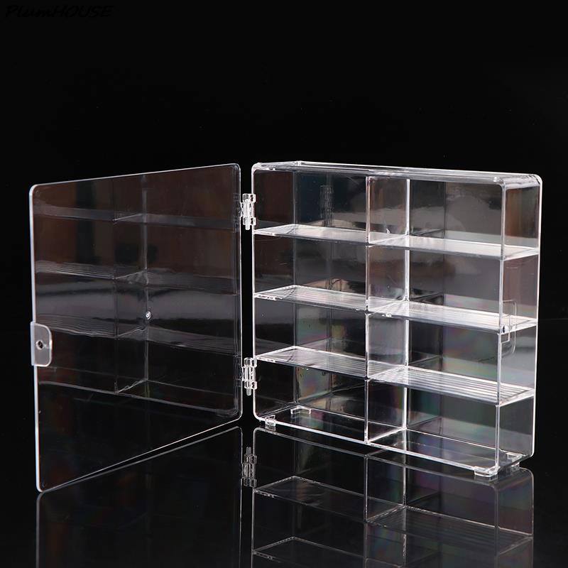 1X Acrylic Hot Wheels Car Storage Box For Diecast 1/64 Storage Displays Dustproof Educational Kid Boys Toys For Children Gift