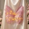 Mesh Fin Butterfly Light Translucent LED Layered Wings