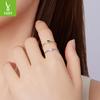 Simple, Exquisite And Small Love Ring Can Be Stacked, Fashionable And Popular S925 Sterling Silver Ring Ring.