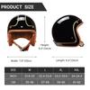 New Design Retro Motorcycle Helmet Open Face Helmet Scooter Helmets 3/4 Chopper Casco Moto Vintage Motorbike Helmets DOT ECE