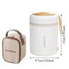 600ml USB Charging Thermal Mug 304 Stainless Steel Outdoor Congee Pot  Office Use