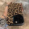 Brown Leopard Phone Case For Samsung Galaxy S24 S23 S22 S21 Ultra Plus S20 FE A13 A23 A15 A35 A55 A23 A52 Shockproof Back Cover