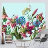 Plants and Flowers Home Art Wall Hanging Home Wall Decoration Tapestry Office Living Room Tapestry