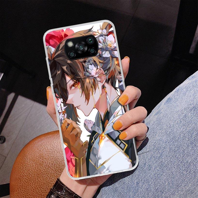 Genshin Impact Raiden Shogun Baal Phone Case For Xiaomi Poco X7 X6 X5 Pro F7 Ultra Redmi 15C 15 13C 13 12C 12 10 10A 10C 9 9A 9C