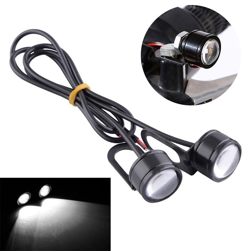 12V 3W Motorcycle Eagle Eye Driving Light LED Reverse Backup Driving Light Fog Lamp Headlight Bulb Daytime Running Light