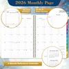 2026 Planner - Planner 2026 Weekly and Monthly from January to December, 9" x 11", 2026 Weekly Monthly Planner with Inner Pocket, Colorful Coated