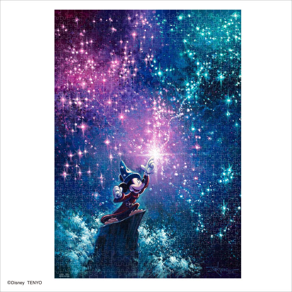

Tenyo в пазле из 1000 деталей Disney Fantasia Apprentice Special Art Collection с сервисной картой в комплекте [Сделано в Японии] Волшебник (51х73,5см)