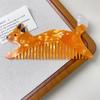 1PC New Acetate Hair Comb Wide Tooth Detangling Comb Cute Dog Swan Design Luxury Gift Quality Hair Brush