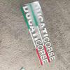 Multicolor Motorcycle Vinyl Reflective Stickers Ducaticorus Logo Body Pedal Side Panels Italian Flag Ducati