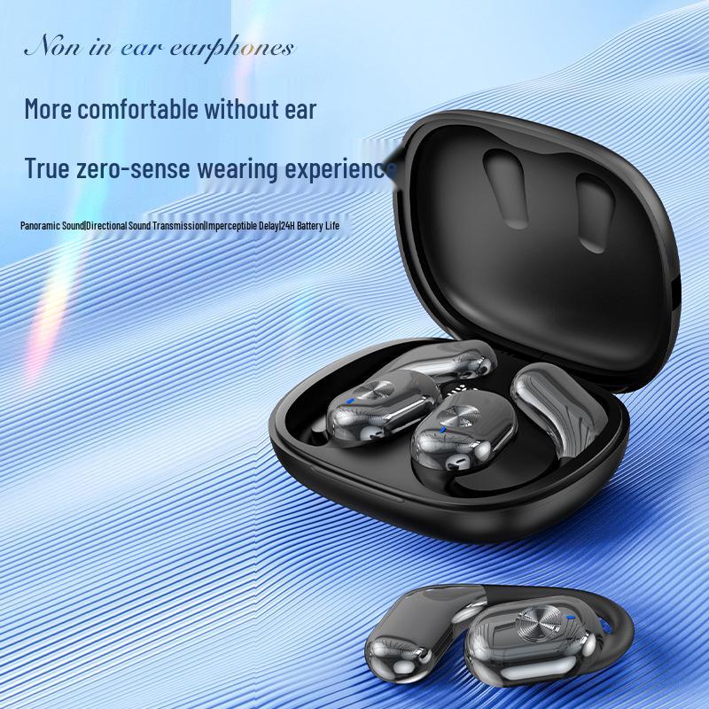 T29 Air Conduction Ear Hook Bluetooth Earphones - Non-In-Ear, Long Battery Life, Compact for Sports