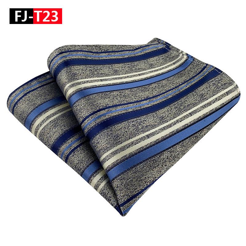 Herren Gestreiftes Polyester Seide Business Einstecktuch