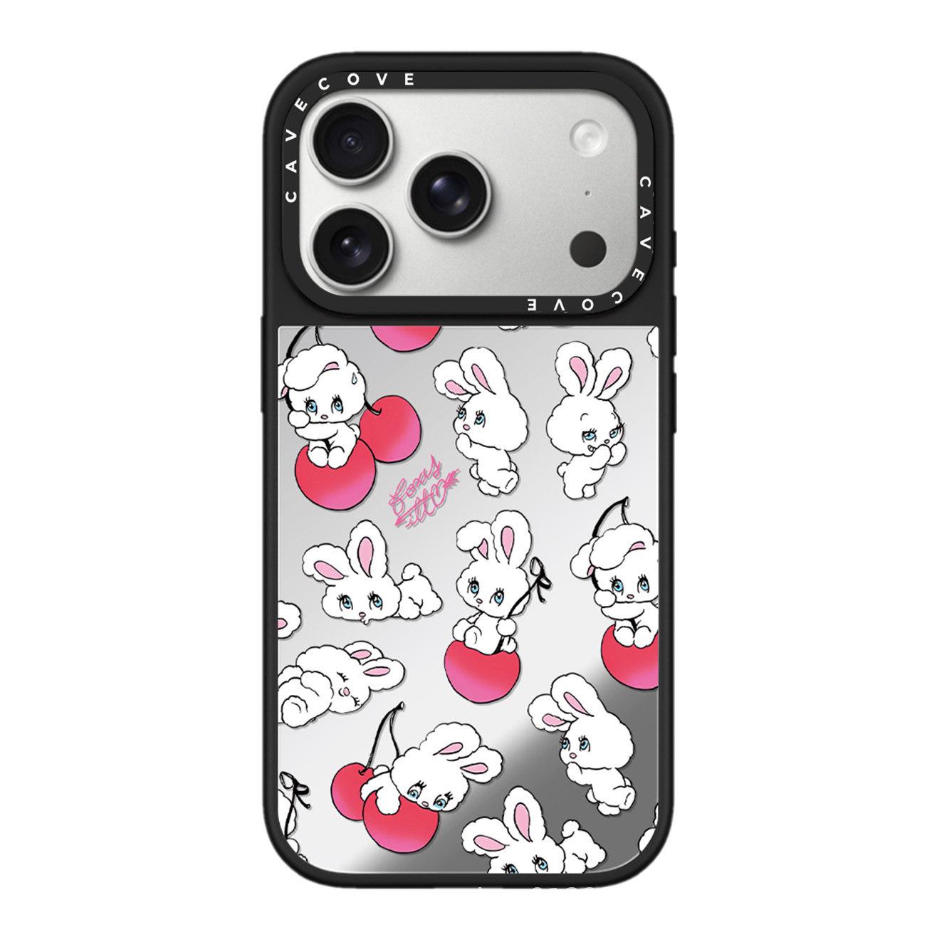 

Heart-Shaped Naughty Rabbit MagSafe Case for Apple 17 Pro Max/16/15/14 - Cute Cartoon Design 17 Pro Max