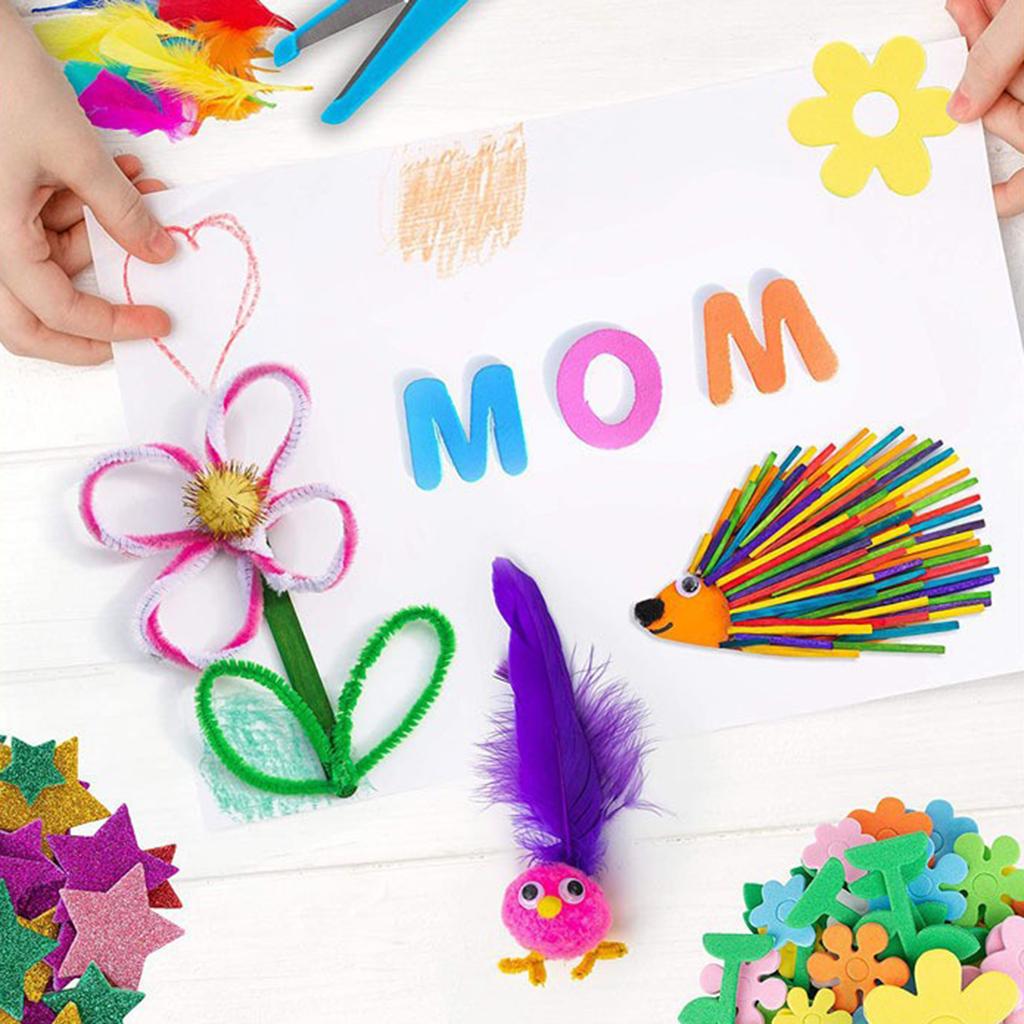 Kids Arts and Crafts Supplies Educational Preschool Art Craft Materials Funny DIY Crafting Supplies