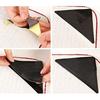 4PCS Mat Grippers Non-Slip Rubber Sticker for Tile Hardwood Floors
