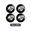 For MG 4pcs 56mm Car Wheel Center Hub Cap Stickers Car Styling Accessories GS Pilot GT 3 6 5 7 HS ZS ZX bso1