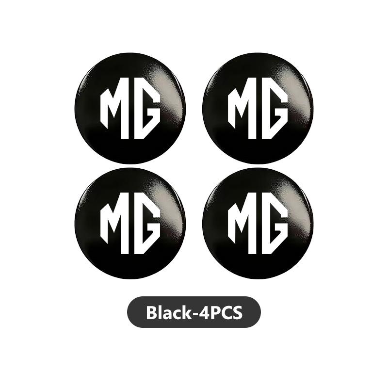 For MG 4pcs 56mm Car Wheel Center Hub Cap Stickers Car Styling Accessories GS Pilot GT 3 6 5 7 HS ZS ZX bso1