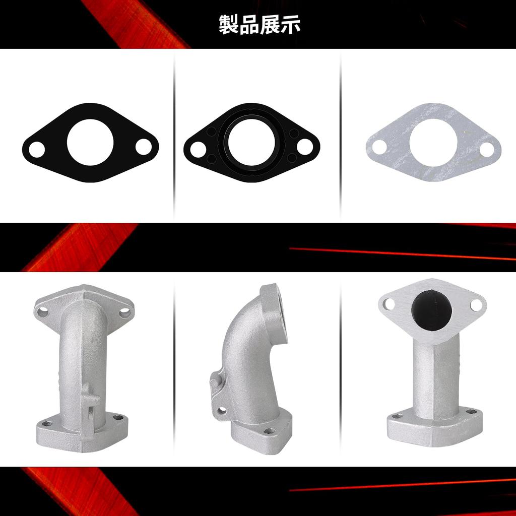 Jetsetmoto Inmani Intake Manifold Carburetor Inner Diameter 0.9 inch (22 mm) Honda Super Cub