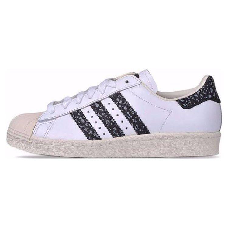 

Кроссовки унисекс adidas Superstar White Vapor Green Snake Shoes-White Off-White S75847
