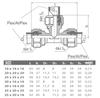 Pex Screw Tee 16 Mm