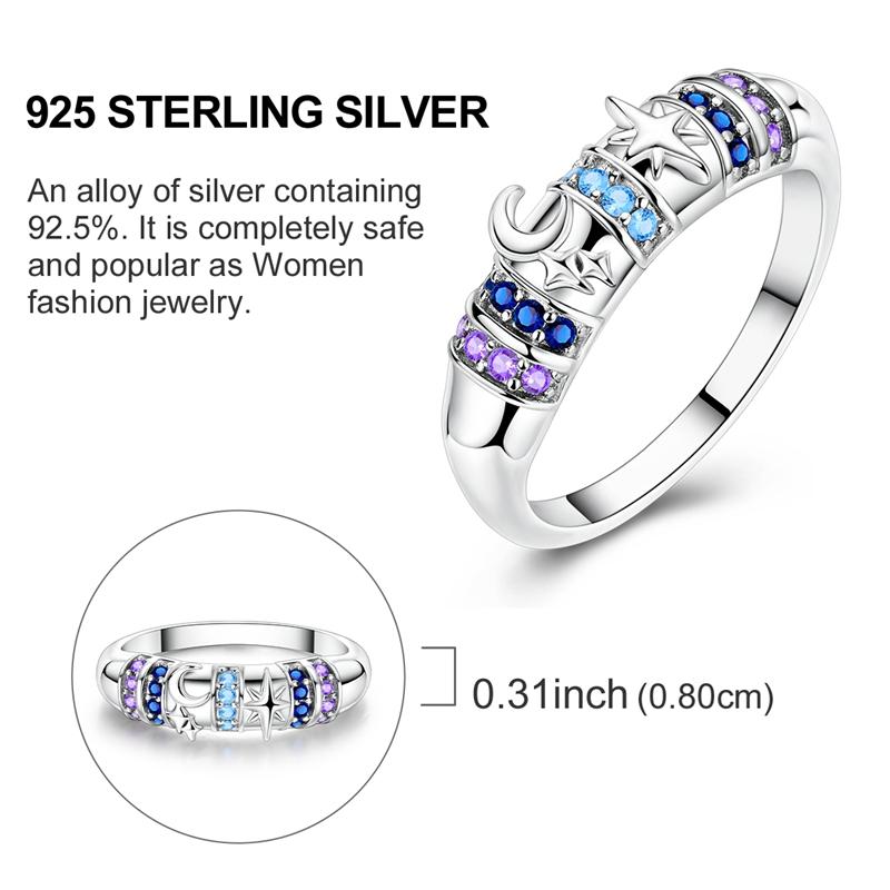 Authentic copper Ring Sun Star Shape Moon Love Bowknot Sunflower Ring Ideal For Women Wedding Anniversary Ring Jewellery Gift