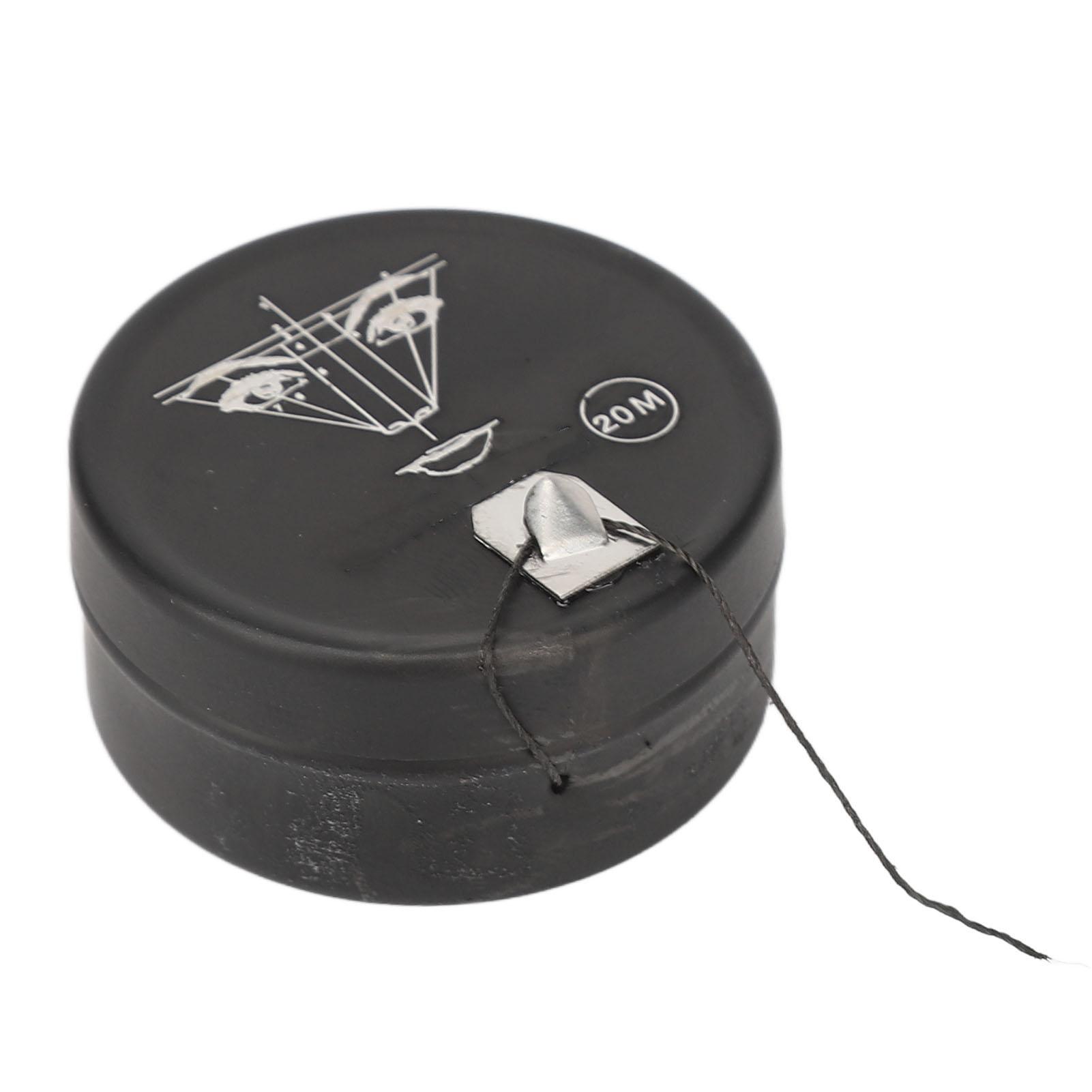 

65,6 футов предварительно прокрашенная нить для нанесения краски на брови, профессиональная нить для маркировки микроблейдинга для салонов красоты, макияжа Black