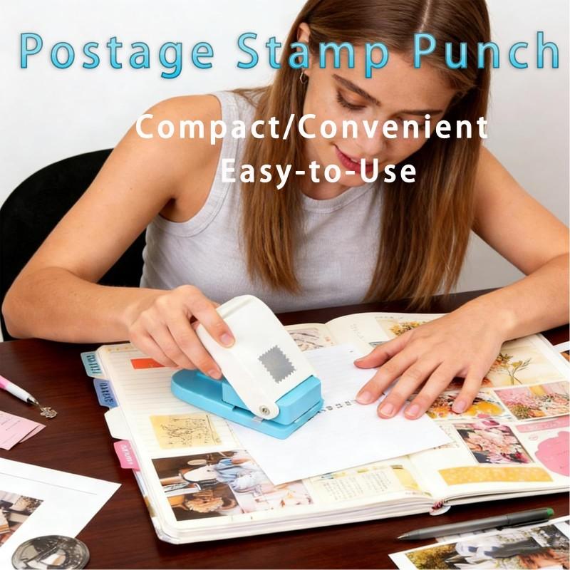 Perfurador de Buraco Quadrado Grande Portátil Manual Ergonômico Perfurador de Buraco Quadrado para Cartão Scrapbook Envelope de Correspondência