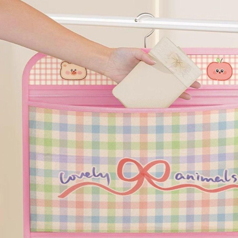 Large Capacity 3-Layer Hanging Storage Bag Space Saving Mesh Storage Bag  Wardrobe