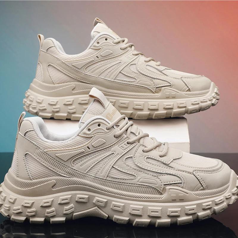 Fashion Men's Sneakers New Mesh Breathable Sports Shoes for Men Comfortable Outdoor Walking Running Shoes Zapatillas De Hombre