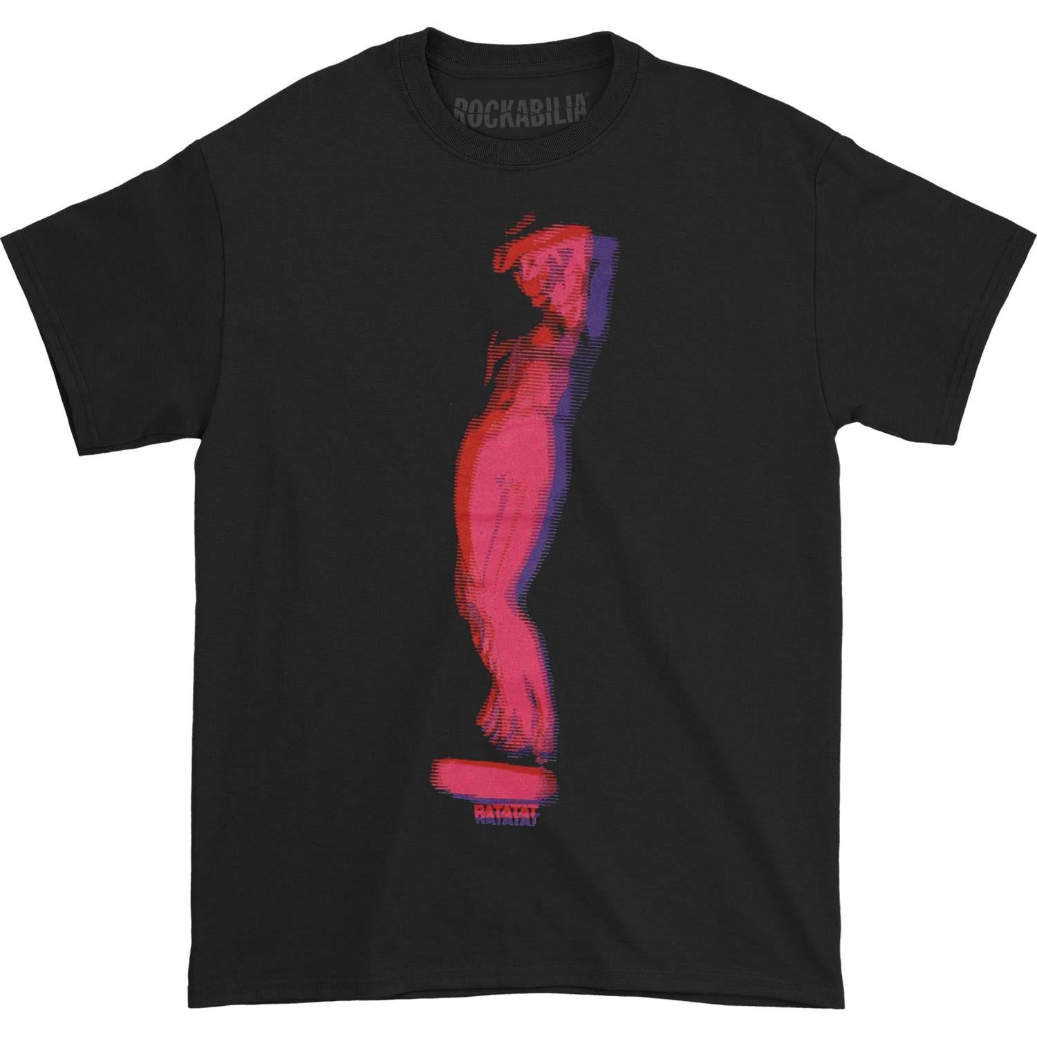 Men s Ratatat Statue Tee Slim Fit T-Shirt Mens Womens Tees Top Black L