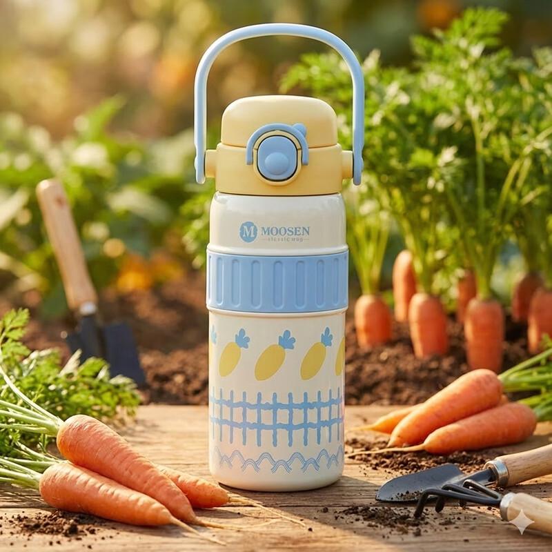 Moosen Stylish 316 SS 600ml Insulated Straw Bottle