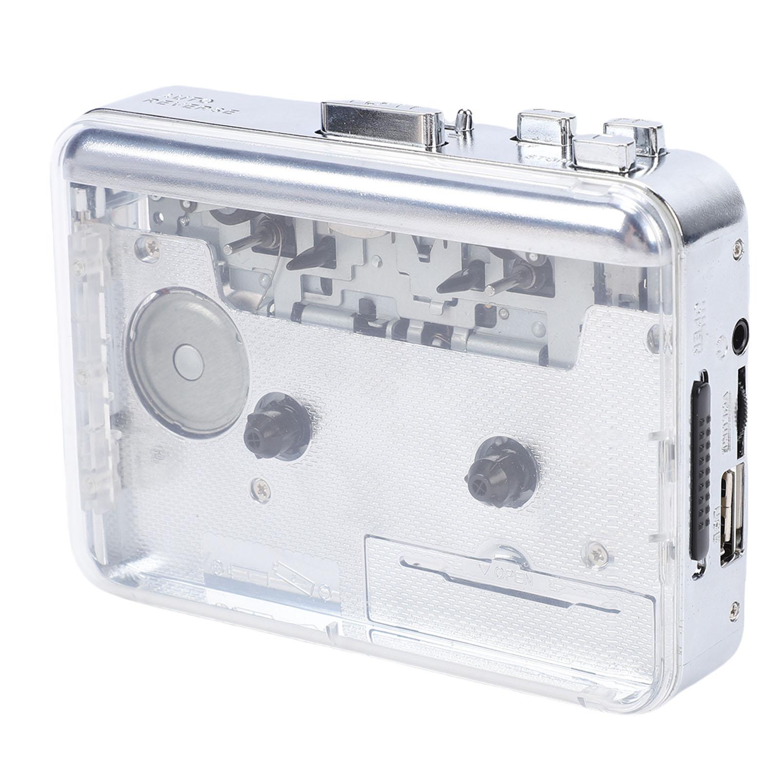 

Портативный кассетный плеер с наушниками, динамиком, конвертер кассет в MP3, поддерживает USB-флешки, USB-кардридеры