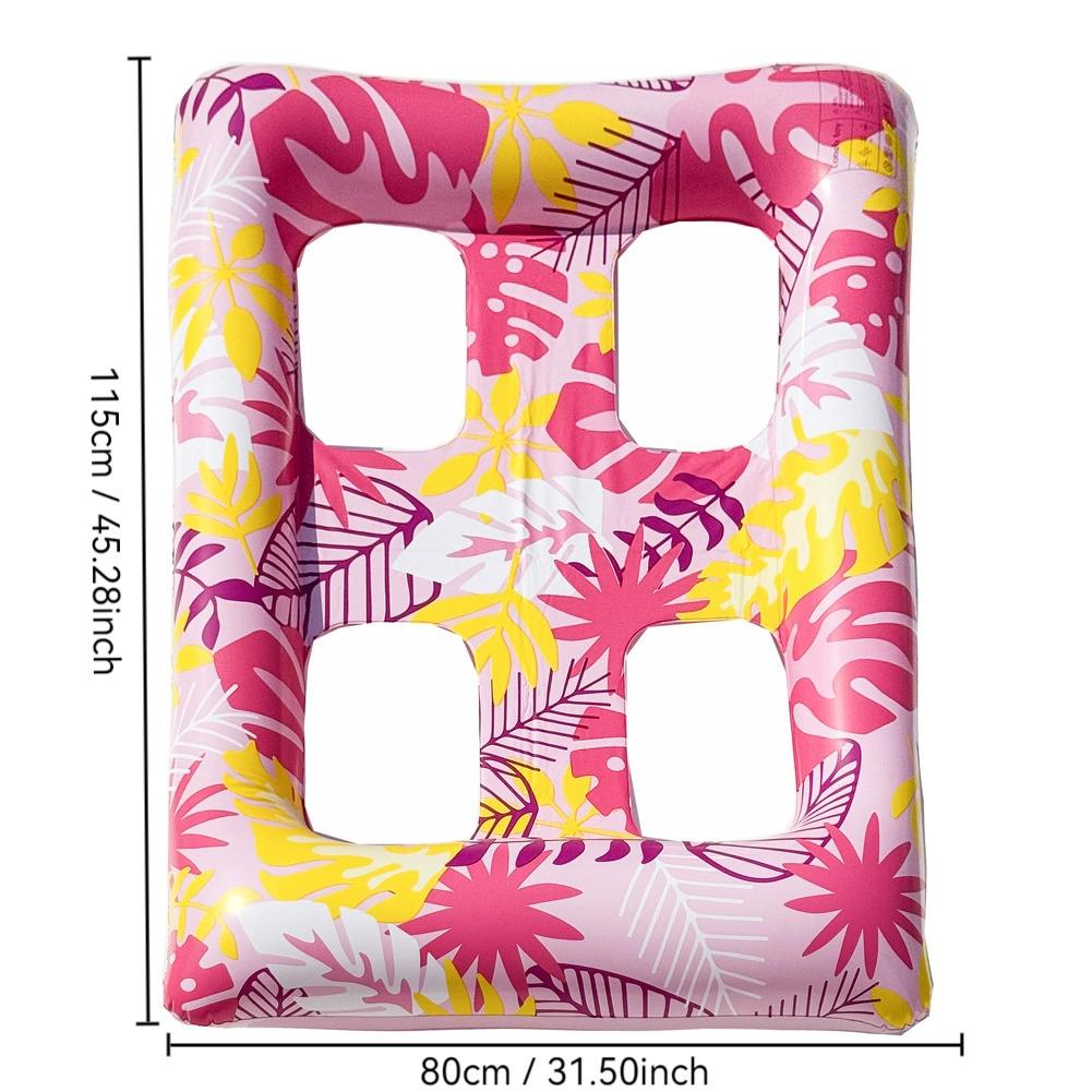 Inflatable Pool Floats Pool Floating Bed Ergonomic Pool Float Lounger Multi-Function Water Floating Recliner for Swimming Pool