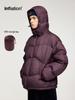 Jiezhan Men's Lightweight Hooded Down Puffer Jacket | 90% Down, Solid Color, Trendy Autumn/Winter Collection