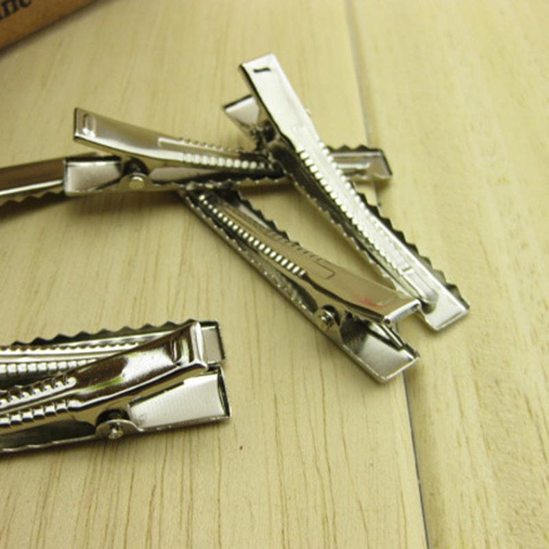 Hot Selliing Hairpin Hair Accessories DIY Headwear Jewelry  Making Duckbill Clip DIY Hair Clips Nickel Color Iron Making Metal