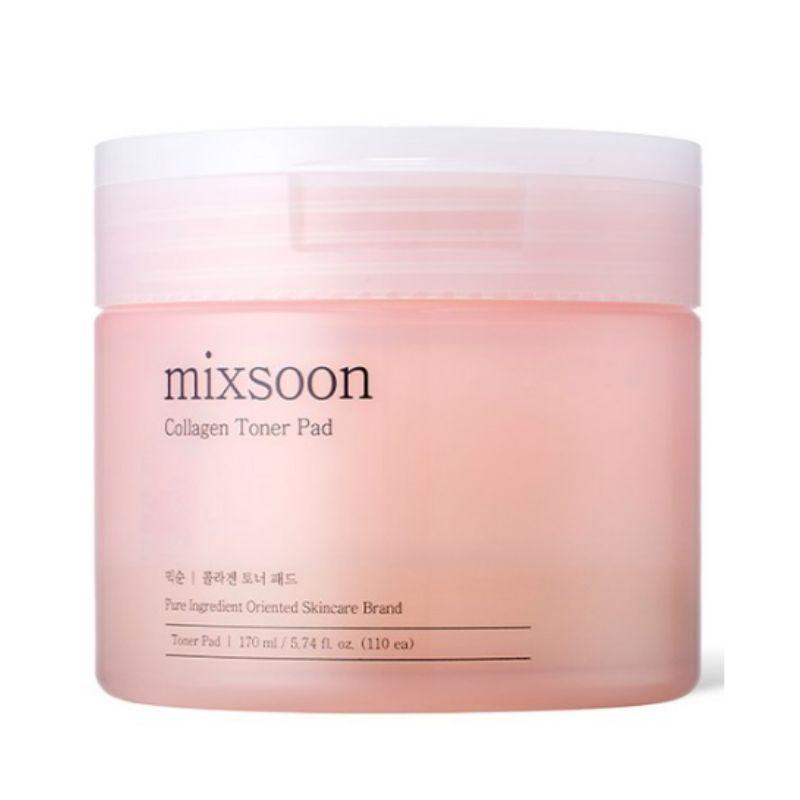Mixsoon Collagen Toner Pad 110 Pads Korean Hydrating Firming Daily Skincare Pad