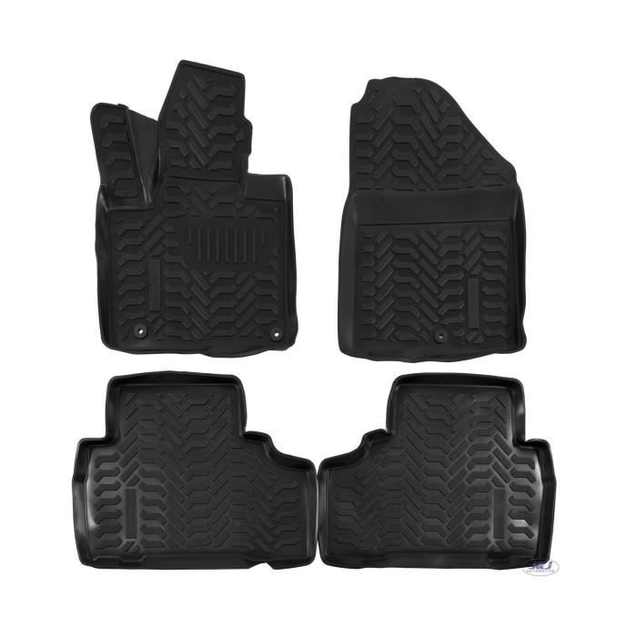Tapis De Sol En Caoutchouc 3D Exclusive J&J AUTOMOTIVE Pour Kia Sorento 2015-2020