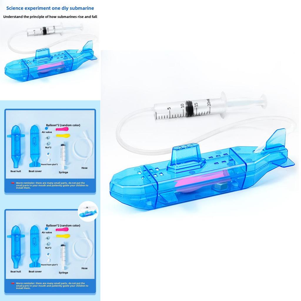 Science Experiment Submarine Diy Kit For Physics Education Students Creative Learning Material