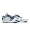 Air Jordan 1 Low SE 'Washed Denim' (Unisex) Gewaschen Blau / Weiß / Blau Vintage Basketballschuhe CZ8455 100