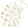 Letter A to Z Uppercase Pendant Necklace English Letter Letter DIY Choker  Decor