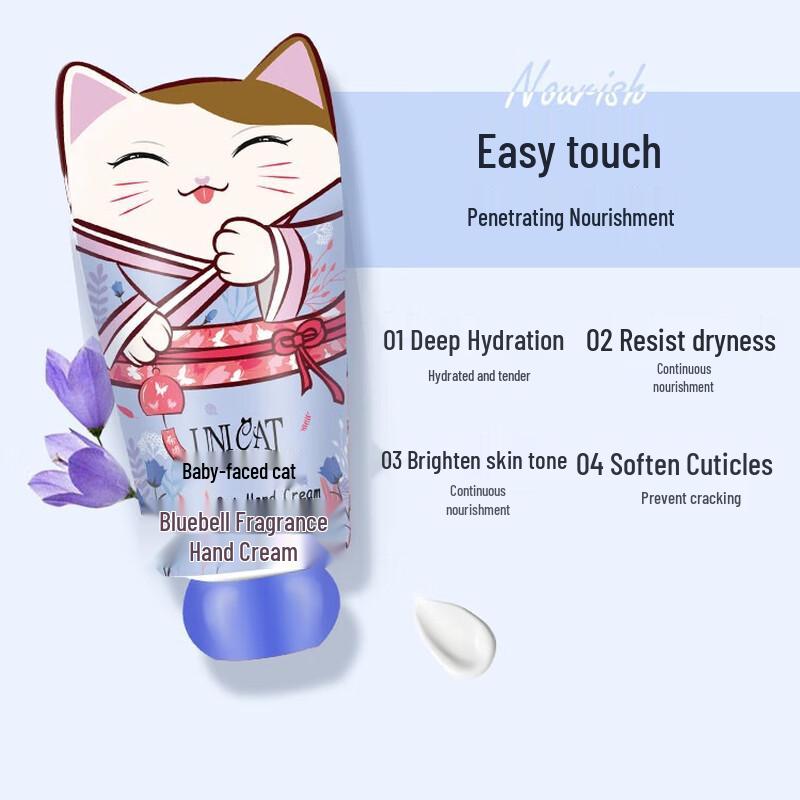 UNI CAT Bluebell Hydrating Hand Cream