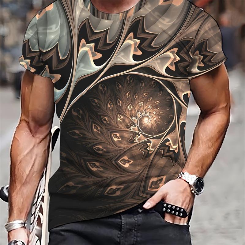 

Fashion Eagle 3D Graphic T Shirt Mens Designer Clothes Loose Casual O-Neck Tops XXS