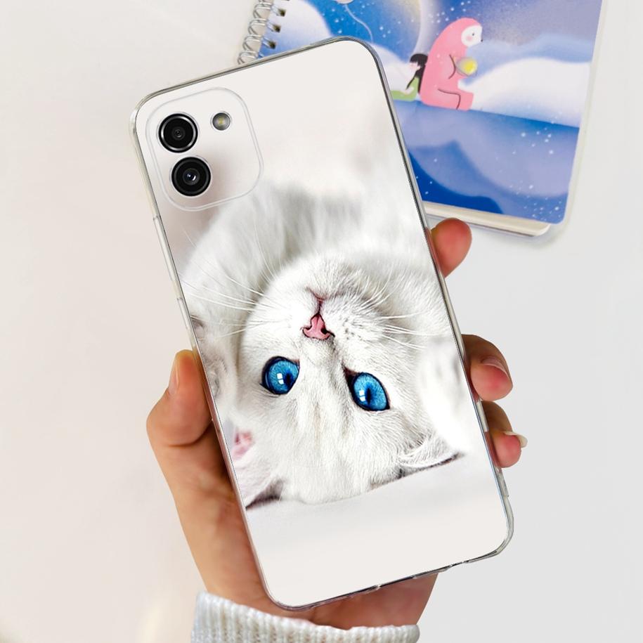 

For Samsung Galaxy A03 4G Phone Case Cute Flower Butterfly Silicone Back Cover For Samsung A03 4G SM-A035F A 03 Shockproof Coque Samsung A03