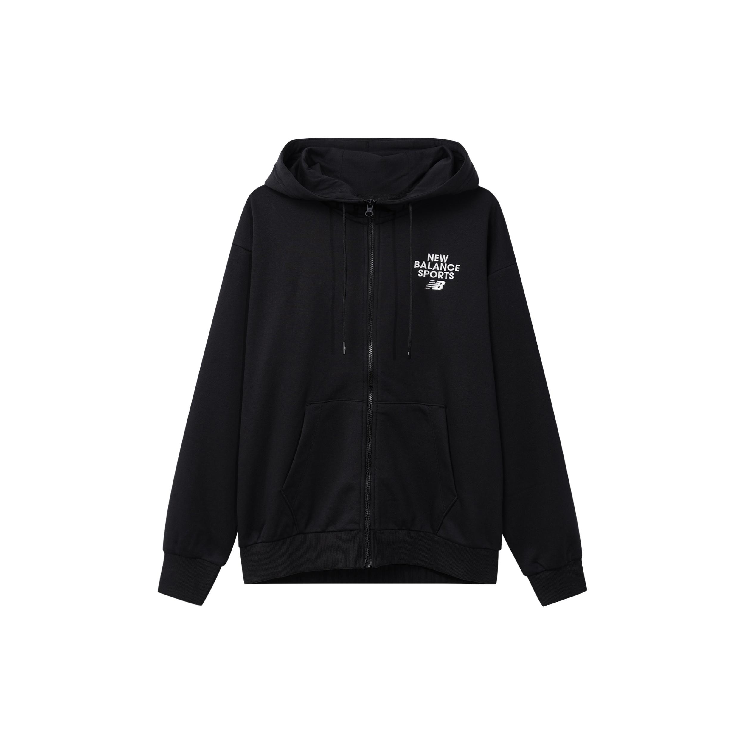 New Balance Sportswear Hooded Jacket Asia Sizing Black Unisex 6DD12033-BK S