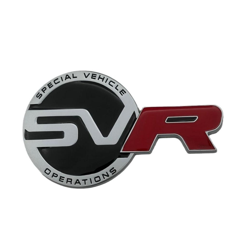 Land Rover Range Rover SV Large SVR 3D Badge for Hood & Tail, Sport Version Stereoscopic Car Sticker