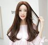 Loosely Curly, Swept-Up Wig, No Bangs, Wavy, Mega Volume, Hair Arrangement, Puffed, Gal Style, Women's Wig, Long Curly, Lolita Wig (Chocolate Brown)